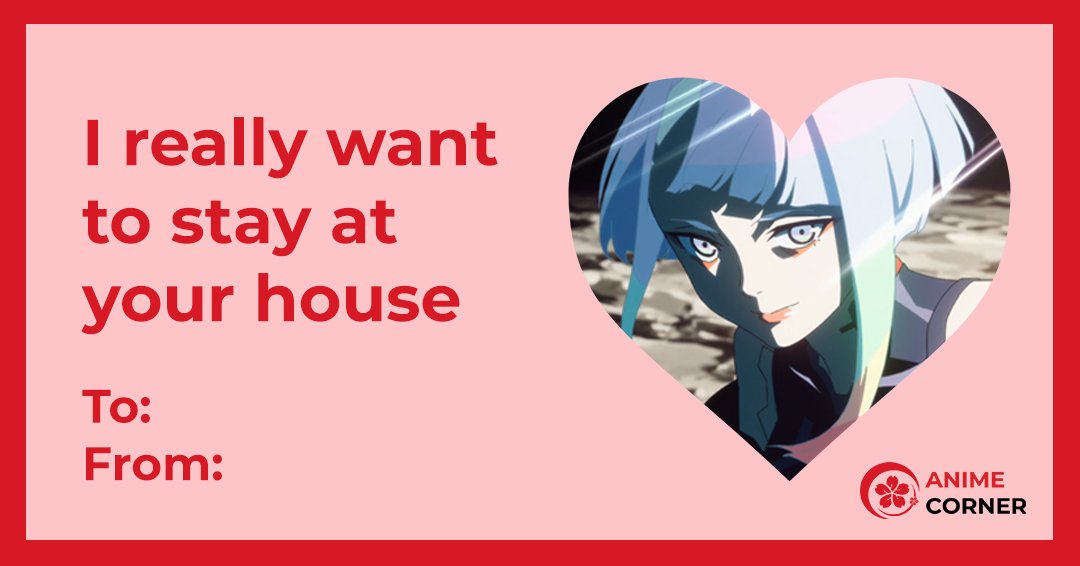 Anime themed vday card  Funny valentines cards for friends Funny valentines  cards Friend valentine card