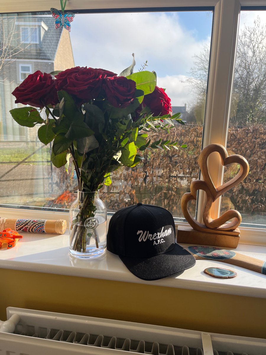 adkinsred's tweet photo. Love is when your husband delivers your long awaited cap for your birthday/Valentine’s Day @VancityReynolds @RMcElhenney https://t.co/VyevzbBMVC