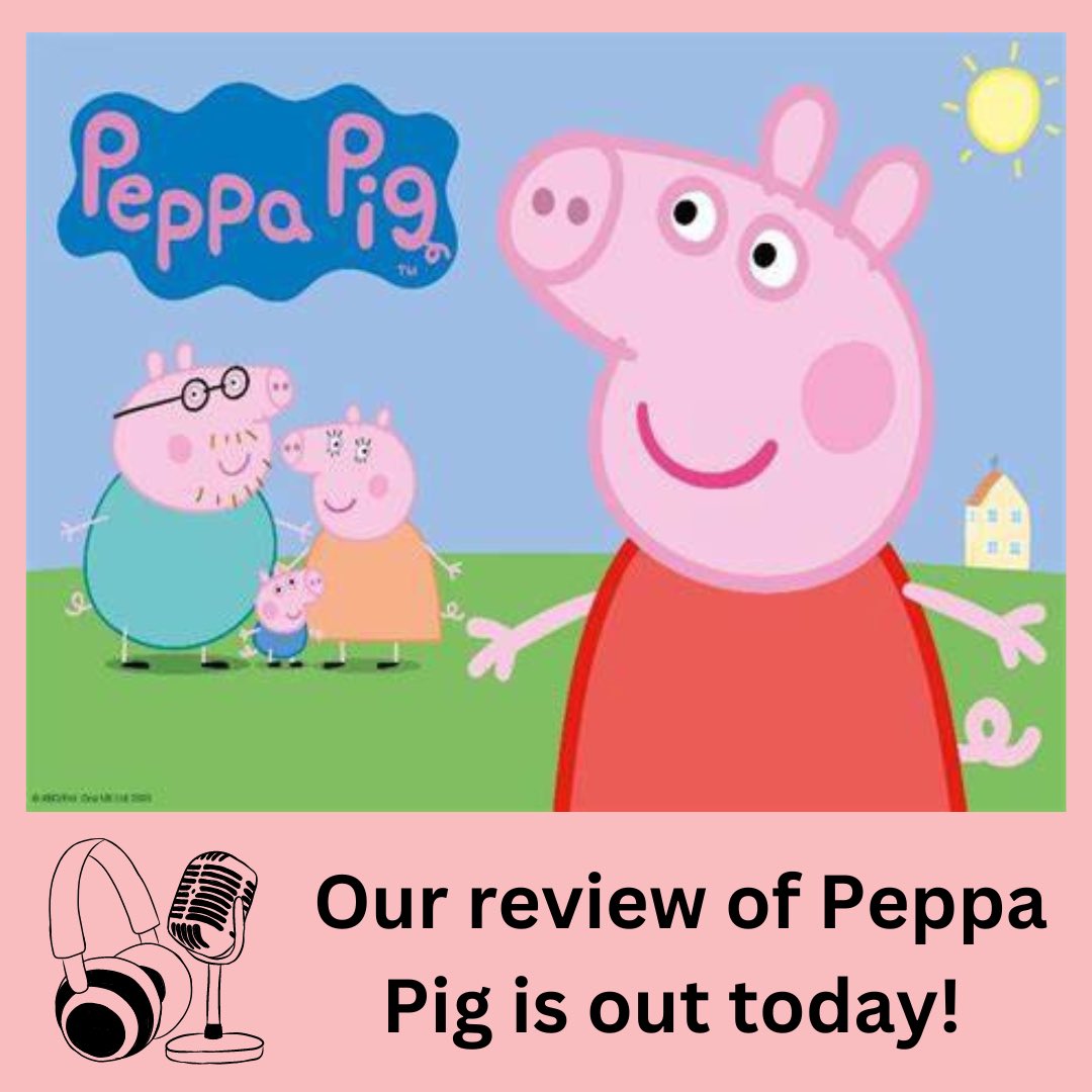ShouldTheyWatch's tweet image. You can hear our review of Peppa Pig on Apple Podcasts or anywhere you listen to podcasts TODAY! Plus, a Q&amp;amp;A with our new co-host, Brina Palencia!! @BrinaPalencia