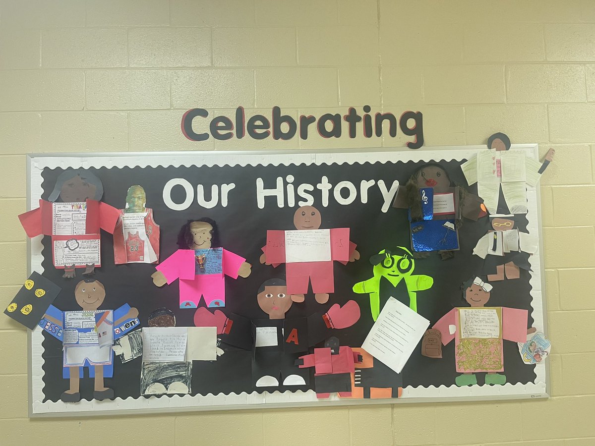 DrAdibShakir's tweet photo. I am so ❤️’ng the creativity of our teachers and their Feb Bulletin Boards. 😀#KeepingKidsFirst #IloveDCSD #BlackhistoryMonth   @DeKalbSchools @McMillansCorner @MsTechLee @momm2us https://t.co/2pnhFvNPzc