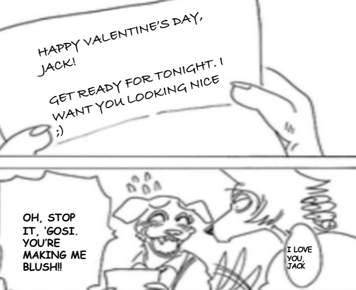 Sun87Rising87's tweet photo. These two would have a wholesome af Valentine’s Day, hehe.

#BEASTARS #beastarsedit #Jackgosi #Jack #Legosi https://t.co/JP8GXE6Osb