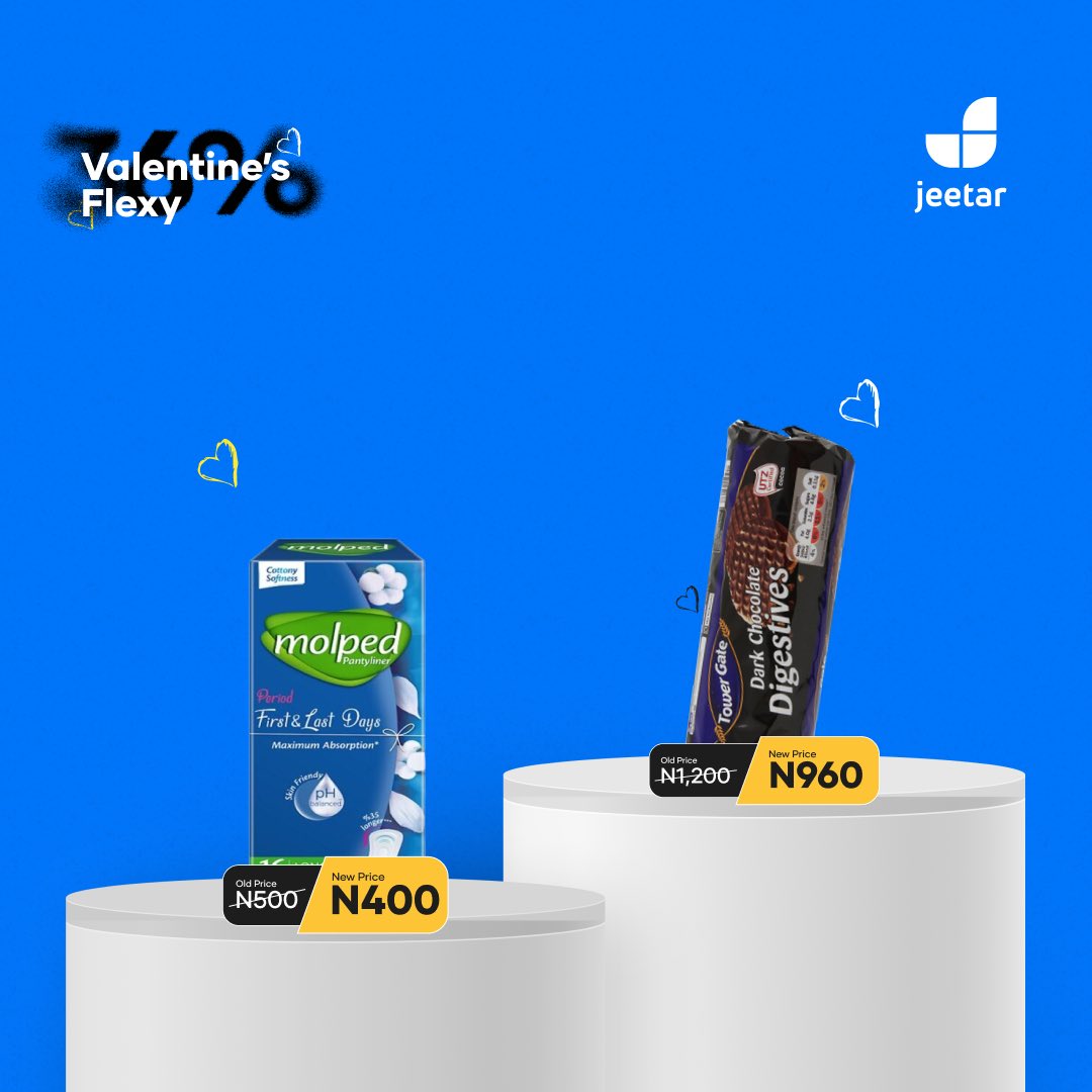 jeetarapp's tweet photo. Shop these items now and receive them for free in 20 minutes or less anywhere in Ibadan. Offer valid while stock lasts 

#ValentinesDay #ValentinesDay2023 #JeetarApp https://t.co/ACBm8lt5ag