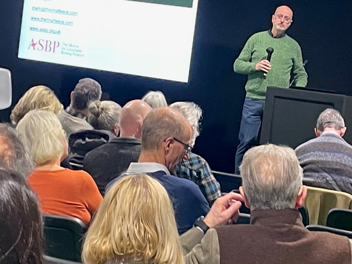 IndiNatureCo's tweet photo. Good crowds &amp; great questions @ListedProperty show talks on the benefits of natural fibre insulation for #historicbuildings led by @asbp_uk members @Mike_Wye_Eco @thermafleeceUK @IndiNature.  See you again next year!

#listedpropertyshow #NaturalFibreInsulation #Hemp #NetZero https://t.co/TeqTZpsLHe