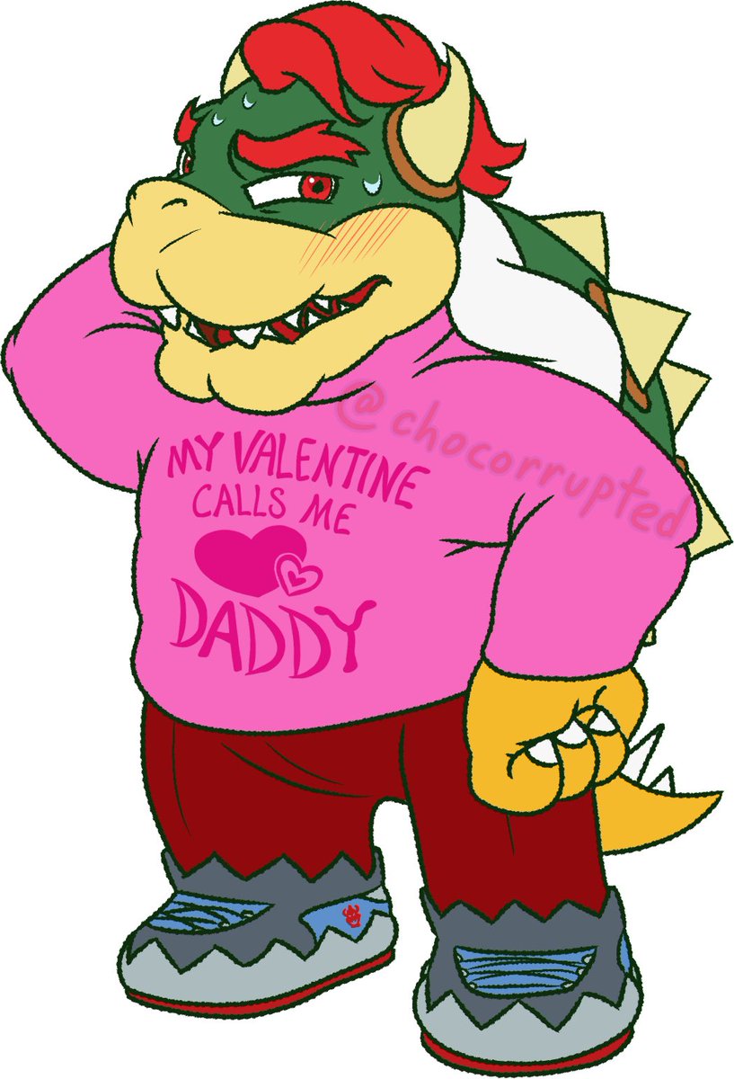 Chocorrupted's tweet photo. I got to draw the King and Prince of Koopas for this https://t.co/2cRblbBcw0