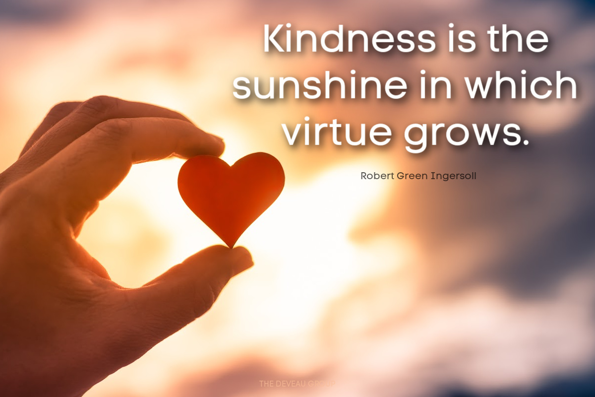 deveaugroup's tweet photo. Happy Valentine's Day!  To celebrate this day, we decided to share with you a quote on one quality that is important whether in your personal or business life. That quality is kindness.  https://t.co/Gmrvqvx2xa #valentinesday #quoteoftheday #kindness #TheDeveauGroupDifference https://t.co/HPoQlkwssy