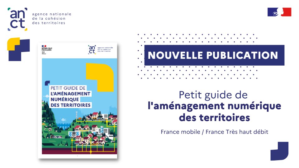 ANCTerritoires's tweet photo. 📙Lire | 📲💻Le déploiement de la fibre comme de la 4G sont des priorités d’action de l’ANCT et aussi un puissant levier d’attractivité du territoire.
👉 Comment ça se passe concrètement sur les territoires ? Qui est mobilisé ? Quels résultats ?
Réponses : https://t.co/oLHDrziNEM https://t.co/mXtTVilIlU