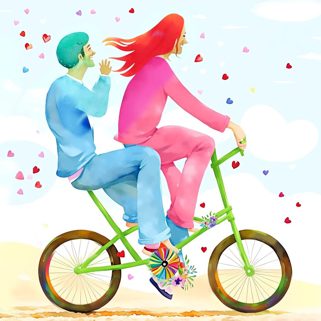 Roden_bikes's tweet photo. #ValentinesDay
#Duetta the bicycle for sharing
#tandembike #bicycle
@StableDiffusion @playground_ai @isabbioni https://t.co/oJwTJxUbqa