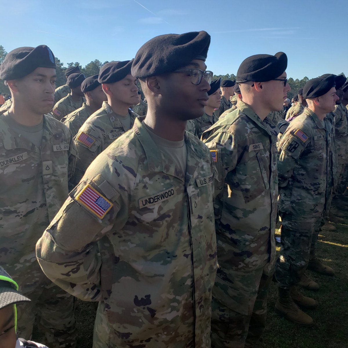 CoachMikalUwood's tweet photo. Proud Father enjoying my son's family day and gearing up for tomorrow's graduation #Whoa #FortJacksonSC https://t.co/NVqFRIgJxT
