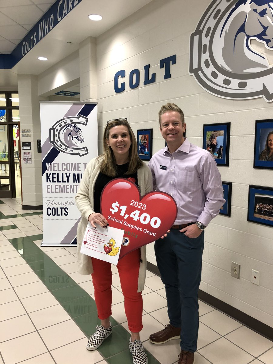 radPCHS's tweet photo. Of course we’ll be your Valentine Forsyth County Education Foundation 🥰. A school supply grant is the way to our ❤️❤️❤️ @FCSchoolsGA @KellyMillElem #luckyduck2023 https://t.co/tIgFuqaDko