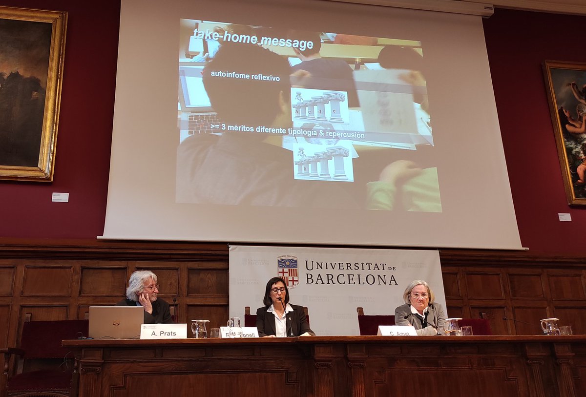 lmarzoak's tweet photo. Jornada d'avaluació de la docència @UniBarcelona 
Disseccionem el procés amb Alberto Prats! @idp_iceub https://t.co/zZL4x6QvBq