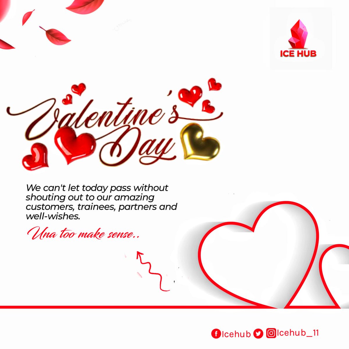ICEHub_Africa's tweet photo. Happy Valentines Day Ice Techies
Don't forget to share this love....
#Icehub
#techinnnewi
#Valentine
#love https://t.co/qq8g4VV1io
