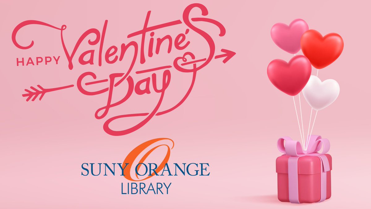 SUNY_OrangeLIB's tweet photo. ♥️♥️ Happy Valentine's Day ♥️♥️ #SOLibraries https://t.co/qSupaJGI9E