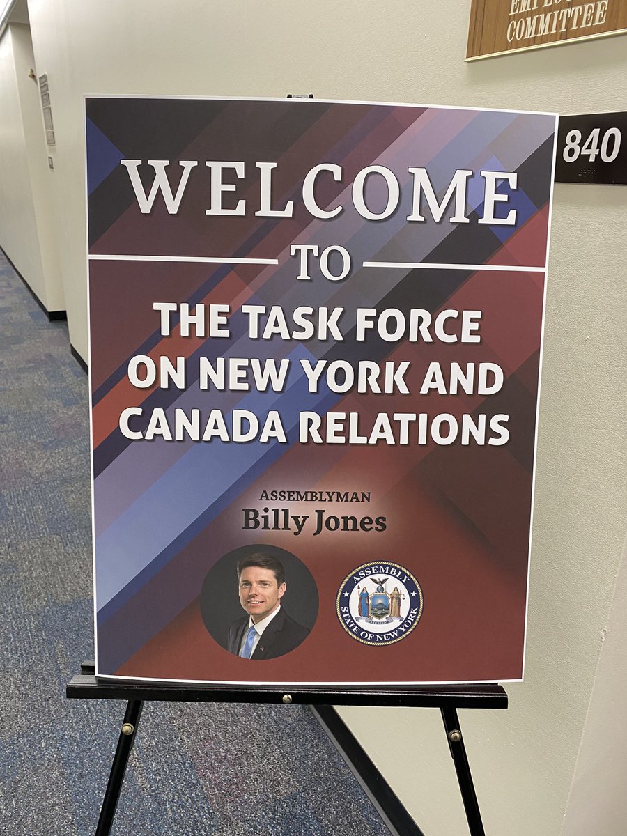 AndreFFrenette's tweet image. Honored to attend the inaugural meeting of The Task Force on New York-Canada Relations headed by @jonesnyassembly Rich discussion on the social/economic relations between NYS and 🇨🇦 . Thank you to @CarlHeastie &amp;amp; Assemblymembers for joining us! Hope to host you in Canada soon!