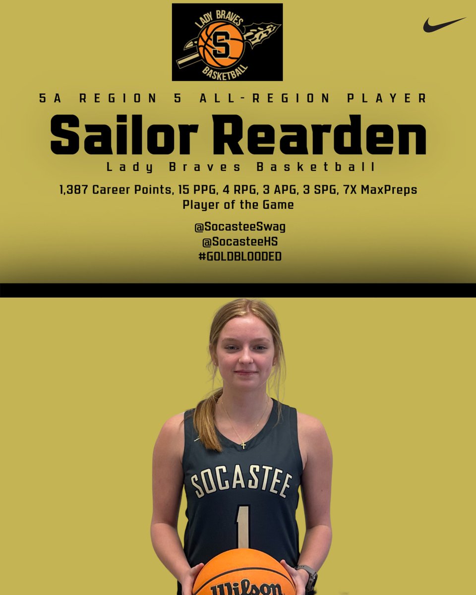 COACHSWAG (@socasteeswag) on Twitter photo Congratulations to Sailor Rearden on being selected to the 5A REGION 5 ALL-REGION TEAM! GO LADY BRAVES! <a href="/sailor_2023/">Sailor Rearden</a> <a href="/SocasteeHS/">Socastee High School</a> <a href="/SHSBravesSports/">Socastee Braves</a> Congratulations to Sailor Rearden on being selected to the 5A REGION 5 ALL-REGION TEAM! GO LADY BRAVES! <a href="/sailor_2023/">Sailor Rearden</a> <a href="/SocasteeHS/">Socastee High School</a> <a href="/SHSBravesSports/">Socastee Braves</a>
