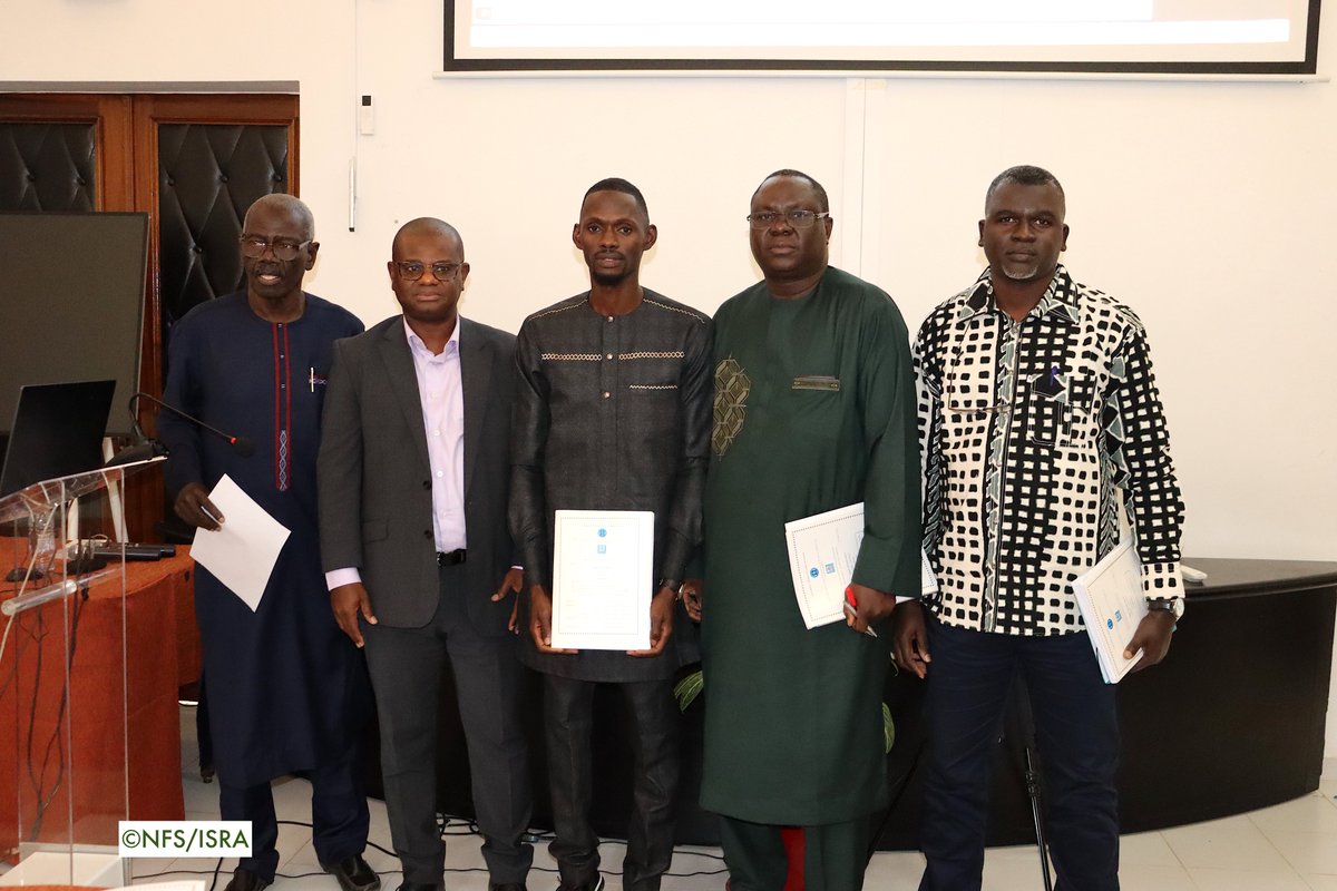 MomarTallaSeck1's tweet photo. February 09, 2023, PHD thesis defense in entomology by my student Mr. Gorgui Diouf.
Congratulations Dr Gorgui
#Entomology 
#PhD https://t.co/5I2nB3IRUf