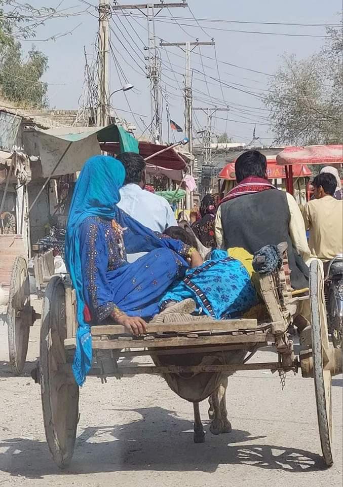 In this  pic you can clearly see that a #Baloch woman being taken to hospital with a dunkey card.
This is the outcome of 75 Years of occupation which only given mutilated dead bodies n return. Even in 21st century people of #Balochistan are losing their lives in Curable diseases.