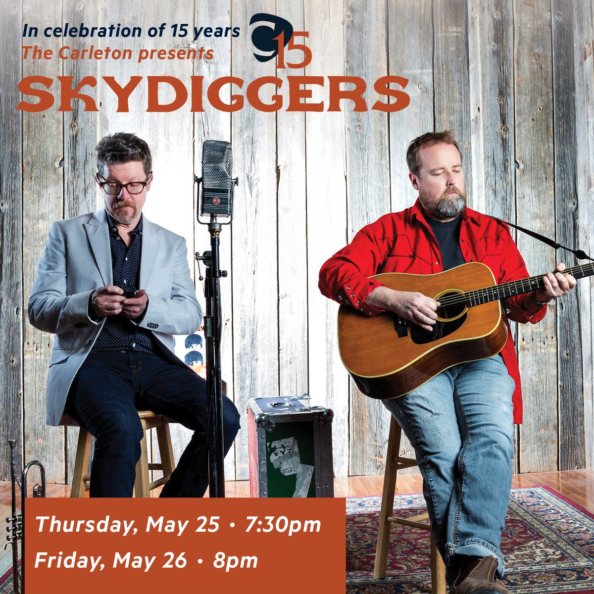 Just Announced! As part of the @CarletonHalifax's 15th Anniversary celebrations, Canadian roots-rock band @skydiggers will perform 2 shows, May 25 & 26. Tickets on sale now: thecarleton.ca #skydiggers #liveatthecarleton #downtownhalifax