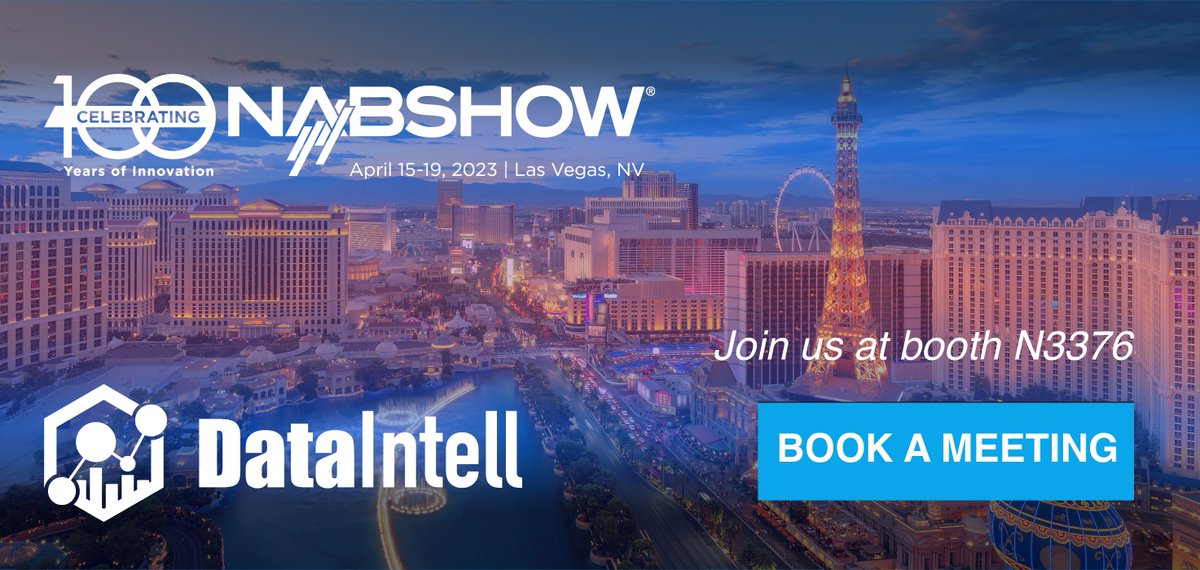 dataintell_io's tweet photo. DataIntell is proud to be a part of @NABShow, the centennial edition, where we'll be showcasing our cutting-edge solution in #datamanagement
Book a meeting 👉🏻https://t.co/o1D1UDZH1e
#NAB2023 #liveevent #dataanalytics #StorageAnalyticSoftware #DataGrowth #Data #Storage https://t.co/LEPgpcFuRy