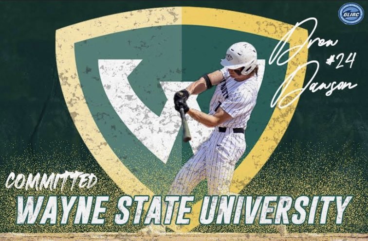I am extremely excited to announce that I will be continuing my academic and athletic career at Wayne State University. I want to thank my family, coaches and friends for all the support over the years. #rollwarriors <a href="/PlymouthBasebal/">Plymouth Baseball</a> <a href="/greg_haeger/">Greg Haeger</a> <a href="/playatthecage/">Play at the Cage (Home of the Motor City Hit Dogs)</a> <a href="/waynestbaseball/">Wayne State Baseball</a>