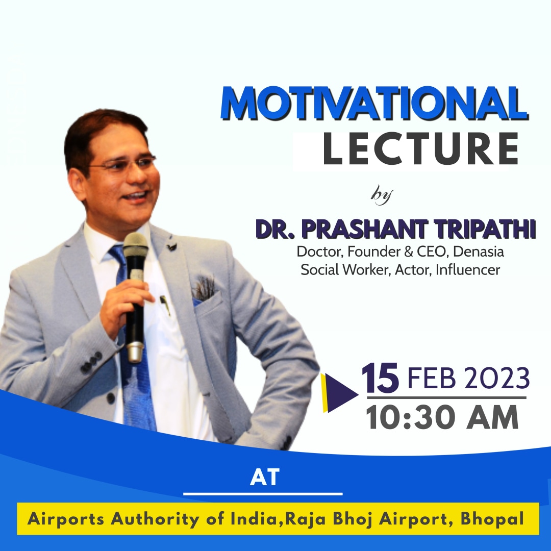 DenasiaHospital's tweet photo. Airports Authority of India, Rajabhoj Airport, Bhopal invited Prashant Tripathi Sir for delivering Motivational Lecture for their Staff, CISF Unit at Airport &amp; Employees of Airlines.#PKTripathi #DrPrashantTripathi #DrPoojaTripathi #KrishnaTripathi #Denasia https://t.co/ywCC7R1VQY