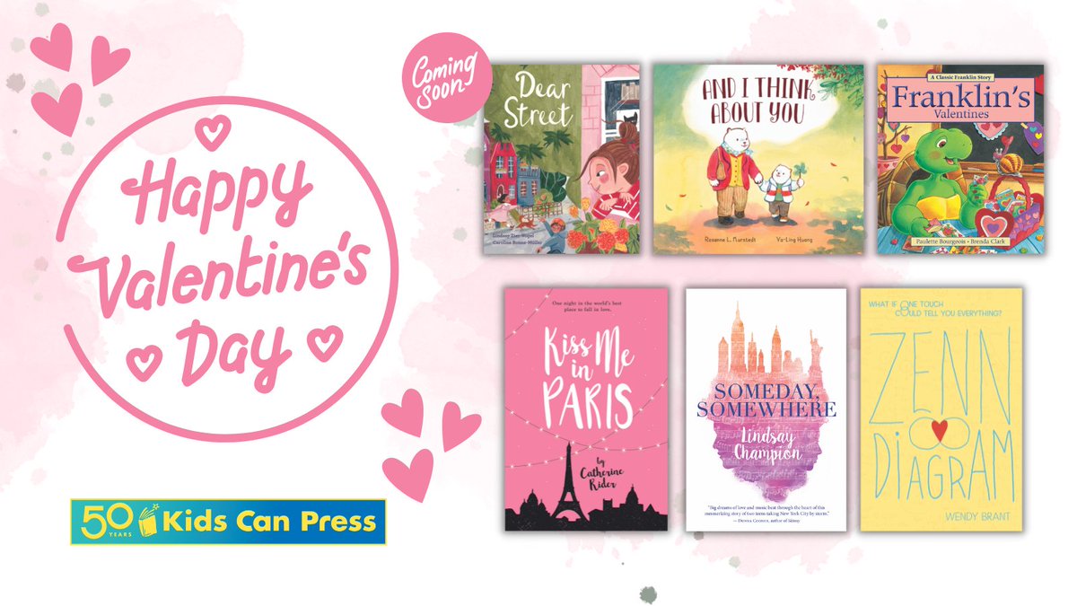 Happy Valentine's Day from Kids Can Press! Today we're celebrating all sorts of love: family, romantic, community and friendship.