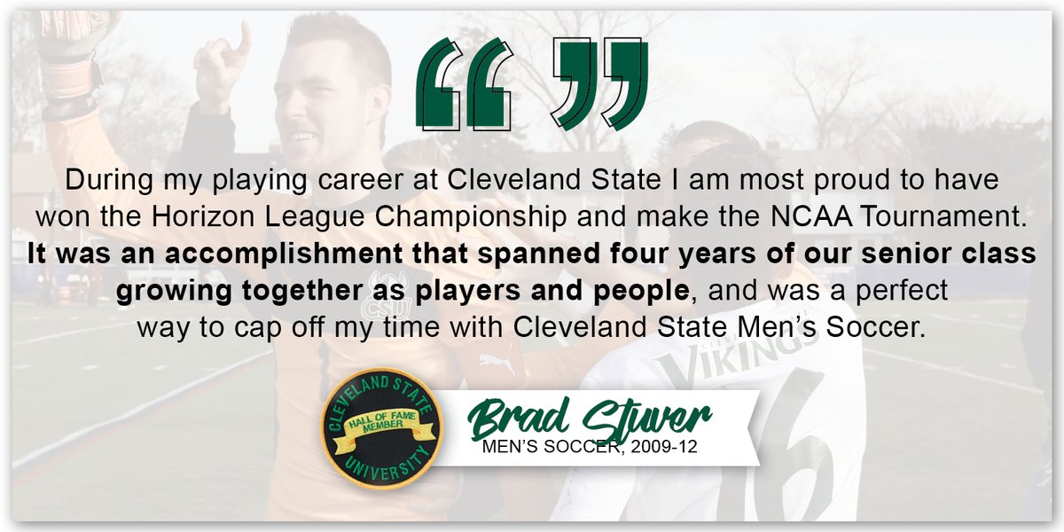 CSU_Athletics's tweet photo. 𝟮𝟬𝟮𝟯 @CLE_State 𝗔𝘁𝗵𝗹𝗲𝘁𝗶𝗰𝘀 𝗛𝗮𝗹𝗹 𝗼𝗳 𝗙𝗮𝗺𝗲

Brad Stuver will become the 18th @CSU_MSoccer student-athlete in the CSU Athletics Hall of Fame. 

📝 https://t.co/UJ76u1UC1a
🎟️ https://t.co/sIvIg88D63

#PathToThePatch | #GoVikes https://t.co/yXwkjo5Q0f