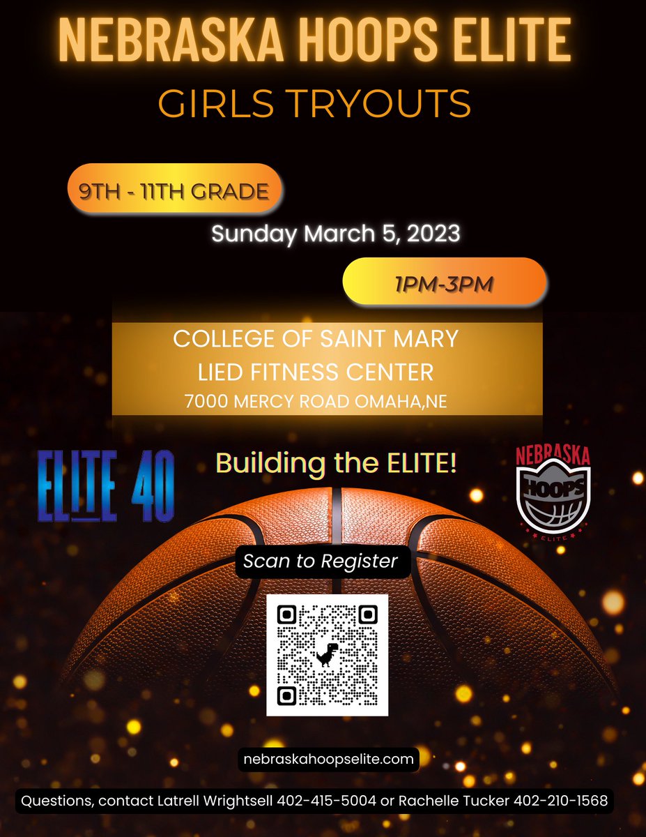 Ladies, TRYOUTS are coming! Who wants to be ELITE? We want to see you there!! Let’s gooooo