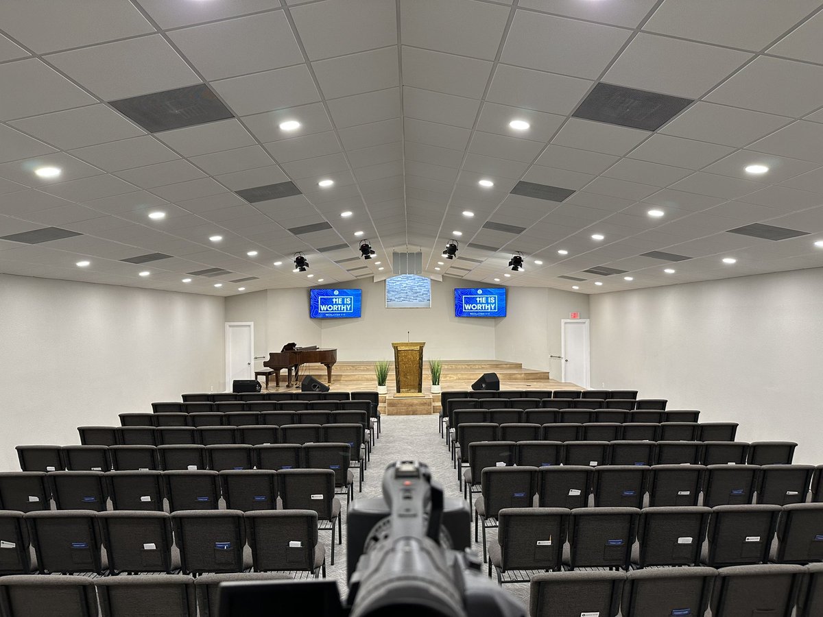 When Gods people are willing to pray, work, give, and unify around reaching people with the Gospel - MUCH can be accomplished in just a year! Thankful to be rounding the corner on our auditorium renovation. #Heisworthy