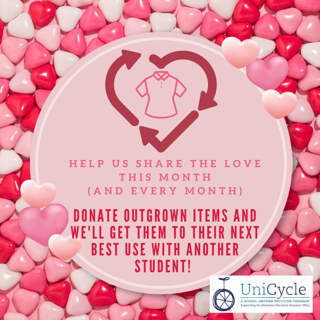WhitesCreekHS's tweet photo. Share the love of the outgrown items in your closets with us! We will keep what we need to make sure we have enough for our students. Any items we can't use here will be sent to UniCycle to share love with other MNPS clothes closets.
@unicycle.nashville @mnps_hero https://t.co/jdbO3FGkt3