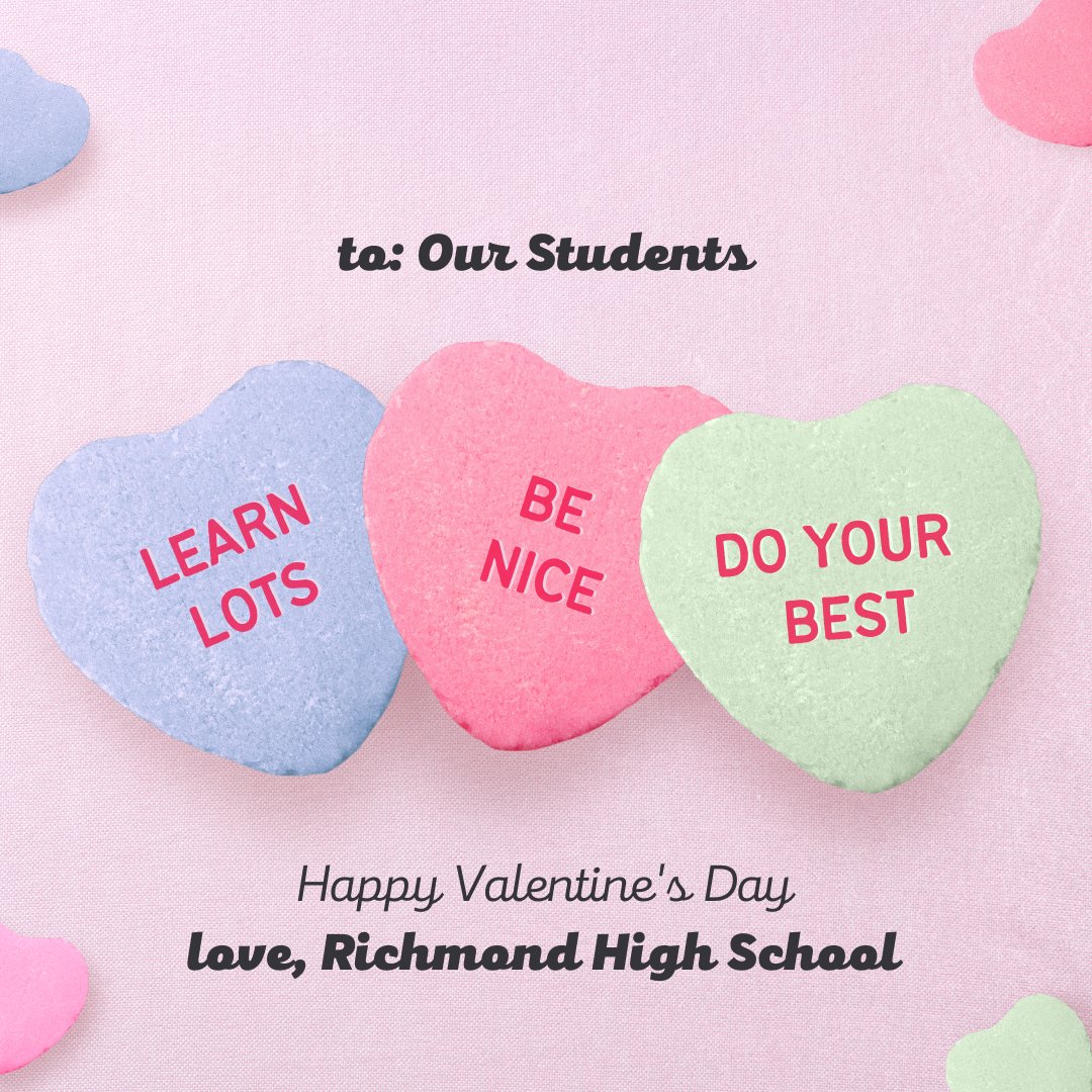 Have a great day! <a href="/RHSRedDevils/">Richmond Athletics</a> <a href="/StuCoRichmond/">RHS Student Council</a> <a href="/RHSTechTeam/">Red Devils Tech Team</a> <a href="/wearrrichmond/">WeRrichmond</a> @werrhsbands