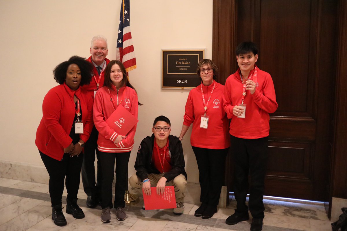 A huge thank you to @SenKaineTeam for meeting with us during today’s #SOHillDay. 

Your continued support is crucial to creating a more inclusive environment for our athletes.