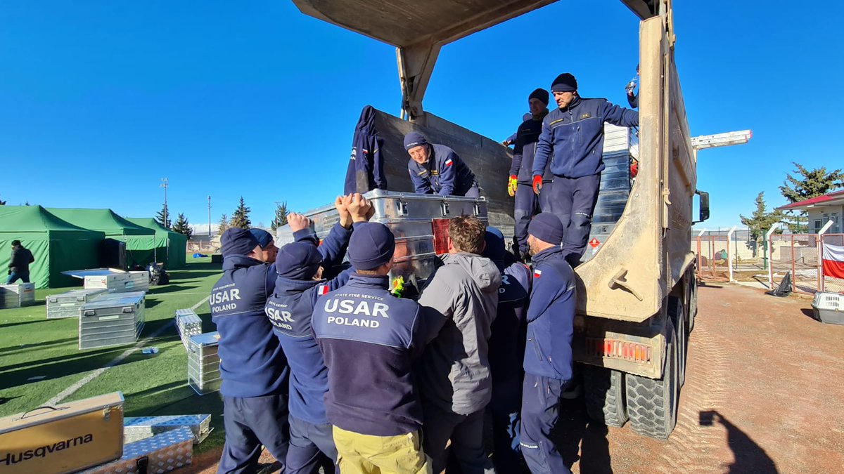 KM_PSP_GDANSK's tweet image. #MisjaTurcja🇵🇱🇹🇷 Gdańska cześć grupy #HUSAR szykuje się do powrotu z Besni. Przylot polskich ratowników do 🇵🇱 zaplanowano na 15.02. Dziękujemy Wam za wykonaną ciężką pracę i każde uratowane Życie👏➡️ facebook.com/KMPSPGdansk/po…
@Kierzkowski_PSP @KW_PSP_GDANSK 
 📷R.Butkiewicz