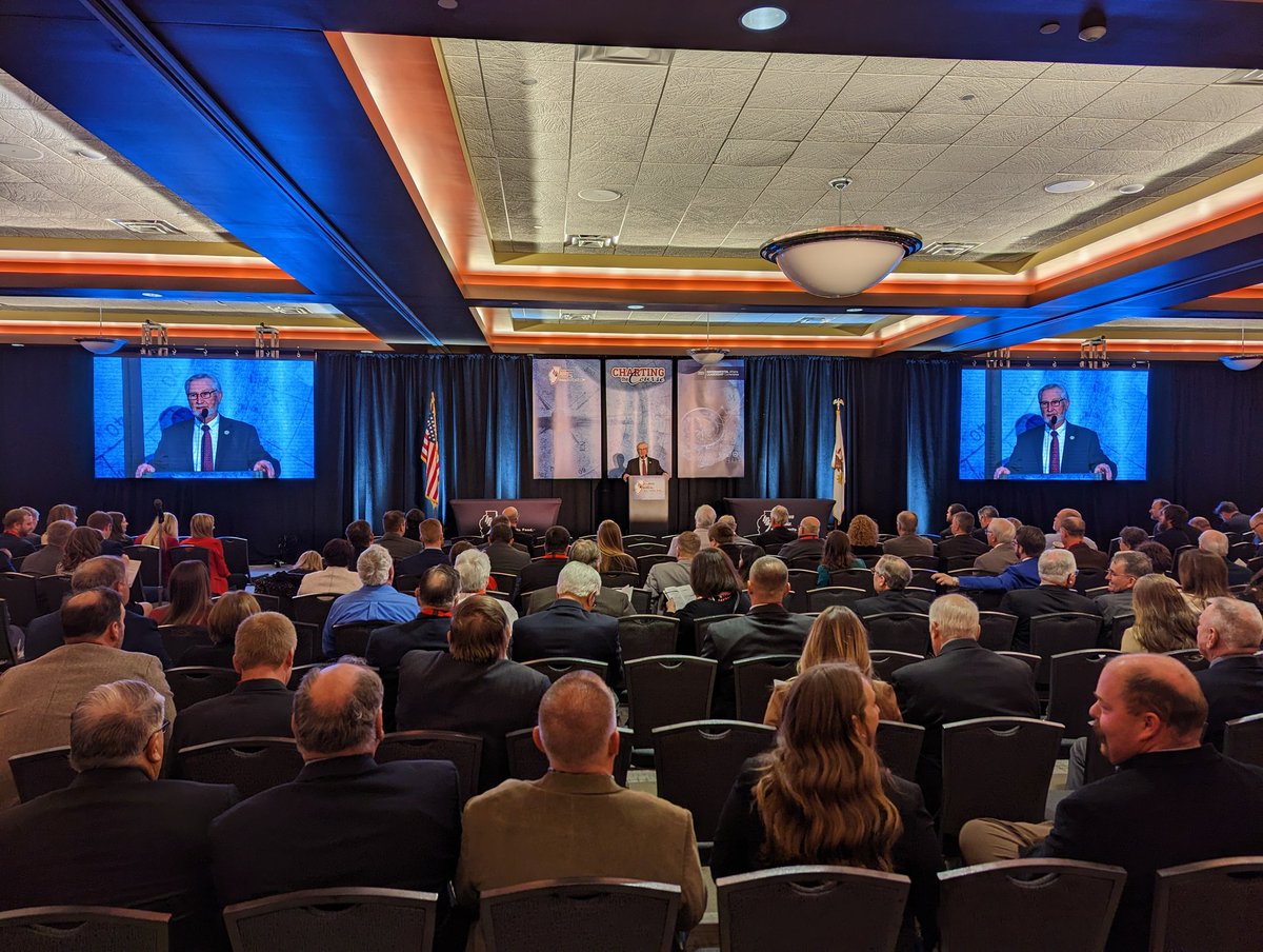 TimothyMEggert's tweet photo. Good morning from Springfield, where @ILFarmBureau President Richard Guebert Jr. @ILFBPres welcomes members to the 2023 Governmental Affairs Leadership Conference. He notes that when Farm Bureau "shows up and advocates, agriculture wins." #IFBengages https://t.co/CNSoUwqUSx