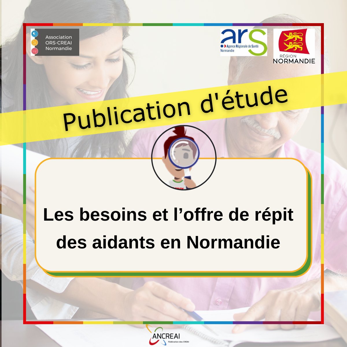 [PUBLICATION D'ETUDE] 📖
Découvrez cette étude de l’ORS-CREAI Normandie financée par l’ <a href="/ars_normandie/">ARS Normandie</a>   et la <a href="/RegionNormandie/">Région Normandie</a>  sur l’offre et les besoins de répit des aidants, afin de développer une offre en adéquation avec les besoins du territoire.
➡ urlz.fr/kNby