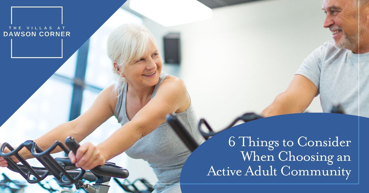dawsoncornerau's tweet photo. When choosing an active adult community, it is important you research the market &amp; understand what is necessary for making an informed decision. 🏡👟

👩‍💻 Check out these 6 things to consider before making your decision. #Blog #TheVillasAtDawsonCorner https://t.co/hpciCbJNnS https://t.co/DOTa1Ns3TQ