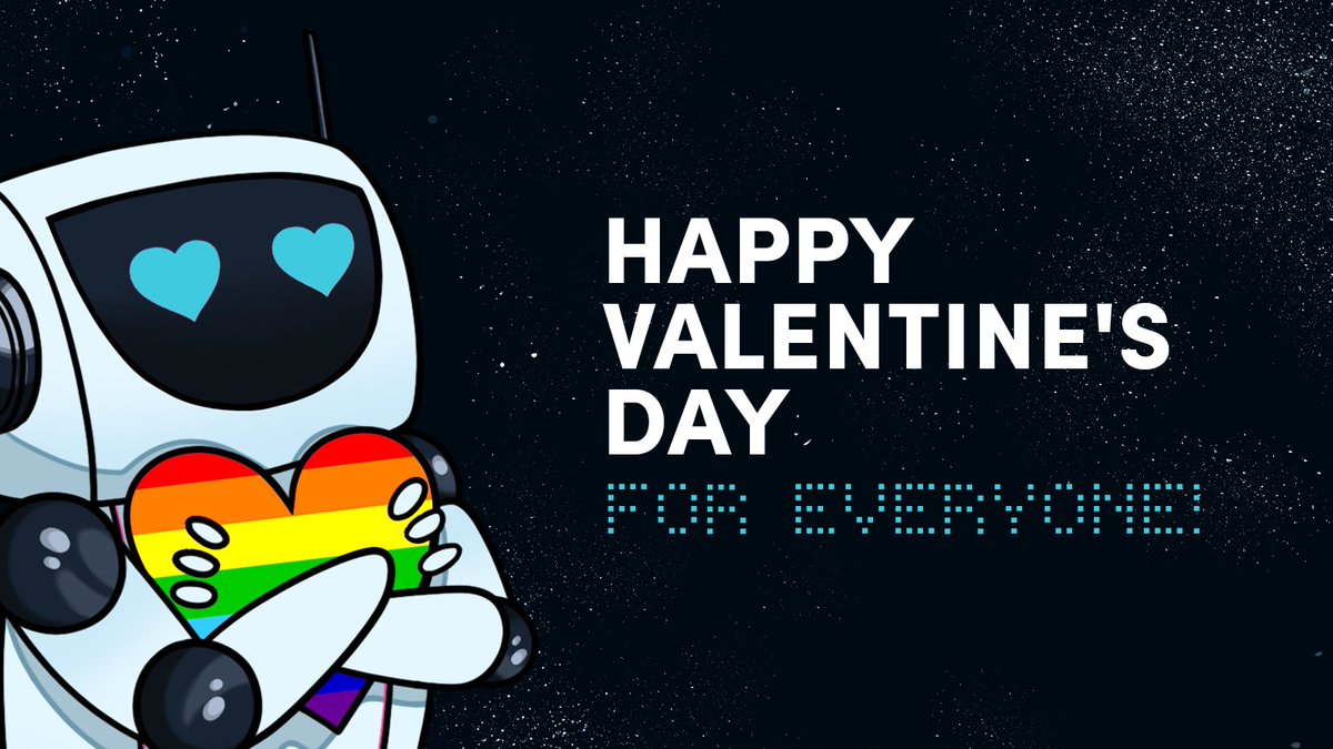 NerdStarTv's tweet photo. Rosen sind rot,
unser Roboter macht Beep,
egal wen ihr gernhabt:
Bob hat euch lieb!
Happy Valentine’s Day 💙 https://t.co/NLyD06CrDV