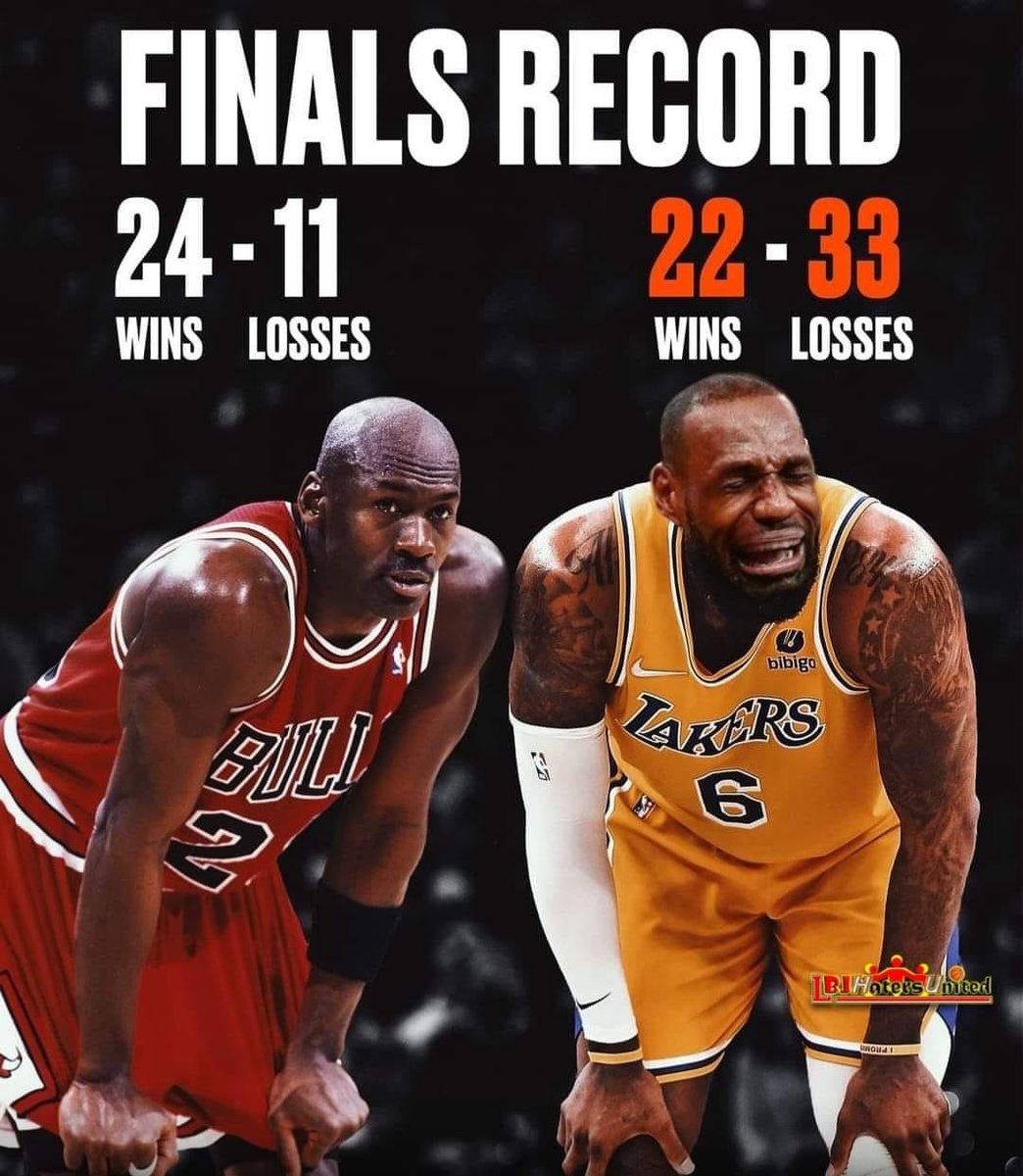 AirJordans2323's tweet photo. Remember kids, it's cool if Lebron James is your favorite player.

Good for you.

It's even okay if you believe that Lebron is somehow the Greatest Of All Time.

You have every right to be a loser. https://t.co/IQDBtpVtO3