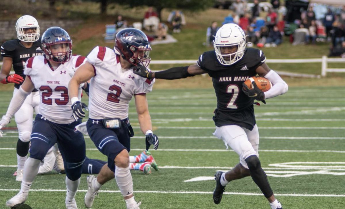 Devinv52's tweet photo. Blessed to receive an offer from Anna Maria thank you @Coach_SCroce and the rest of the coaching staff https://t.co/uhsKCuMjIS