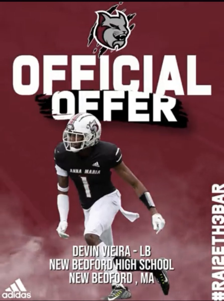 Devinv52's tweet photo. Blessed to receive an offer from Anna Maria thank you @Coach_SCroce and the rest of the coaching staff https://t.co/uhsKCuMjIS