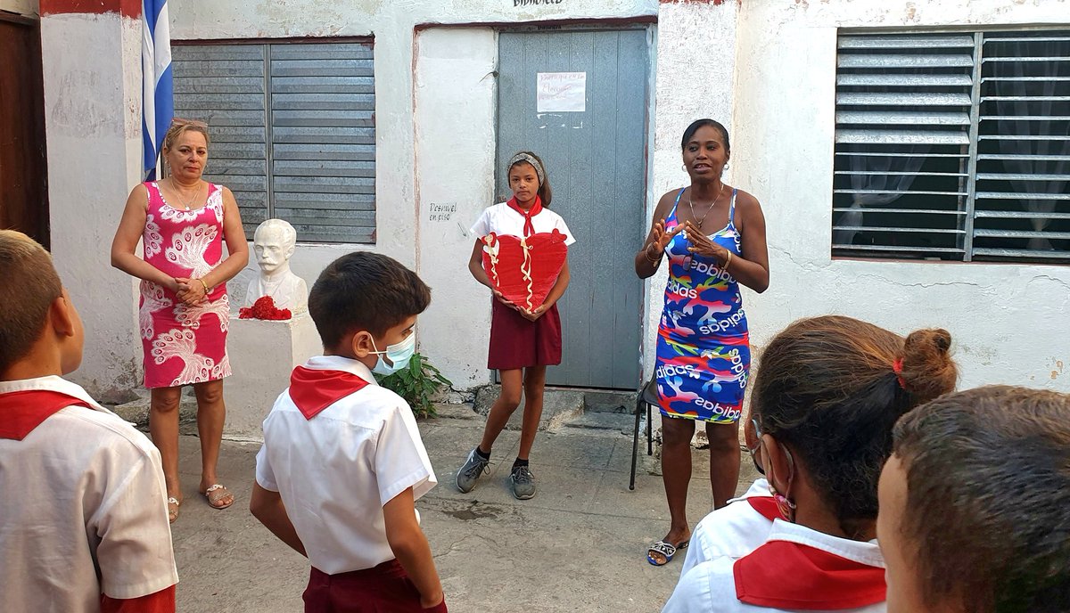 Matutino especial por el día del amor y la amistad 💕 💖 #CubaEsAmor #EducaciónManzanillo
