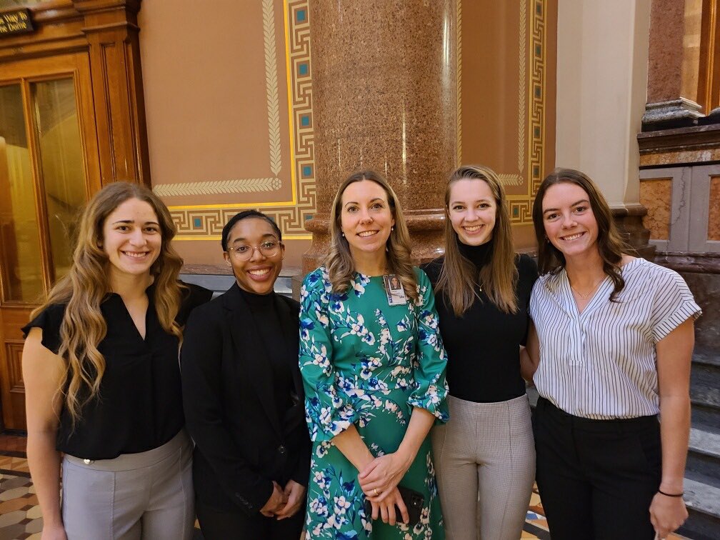Athletic Training students from <a href="/DrakeUniversity/">Drake University</a>. I really appreciate the professional programs that being students to visit the Capitol—we make decisions that impact them, it’s important we hear their concerns.