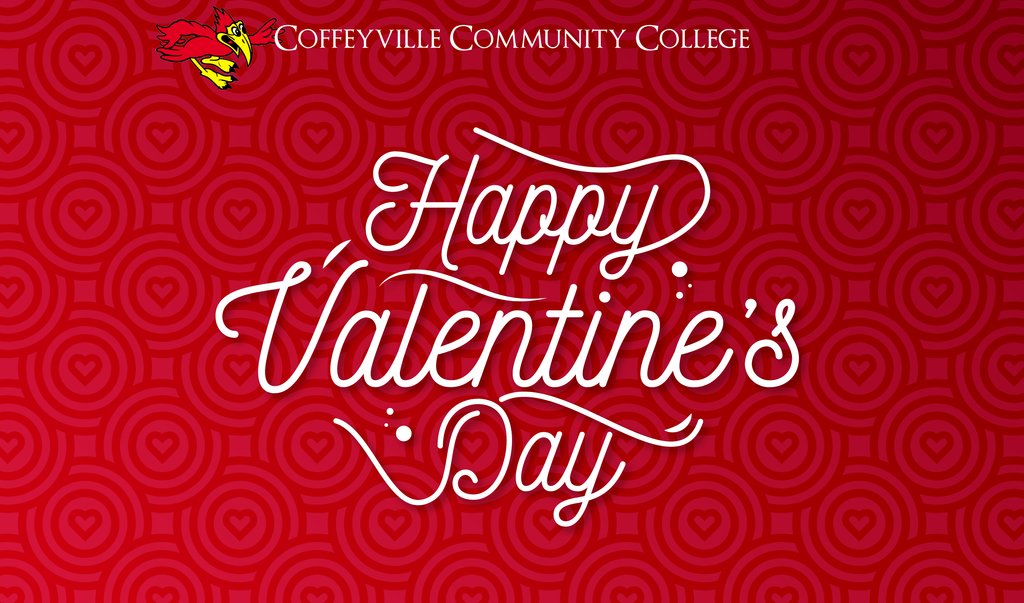 cccredravens's tweet image. 💕💕Happy Valentine's Day from everyone here at Coffeyville Community College!💕💕

Keep an eye out as we have more love to give throughout the day!

#coffeyvillecommunitycollege #valentinesday