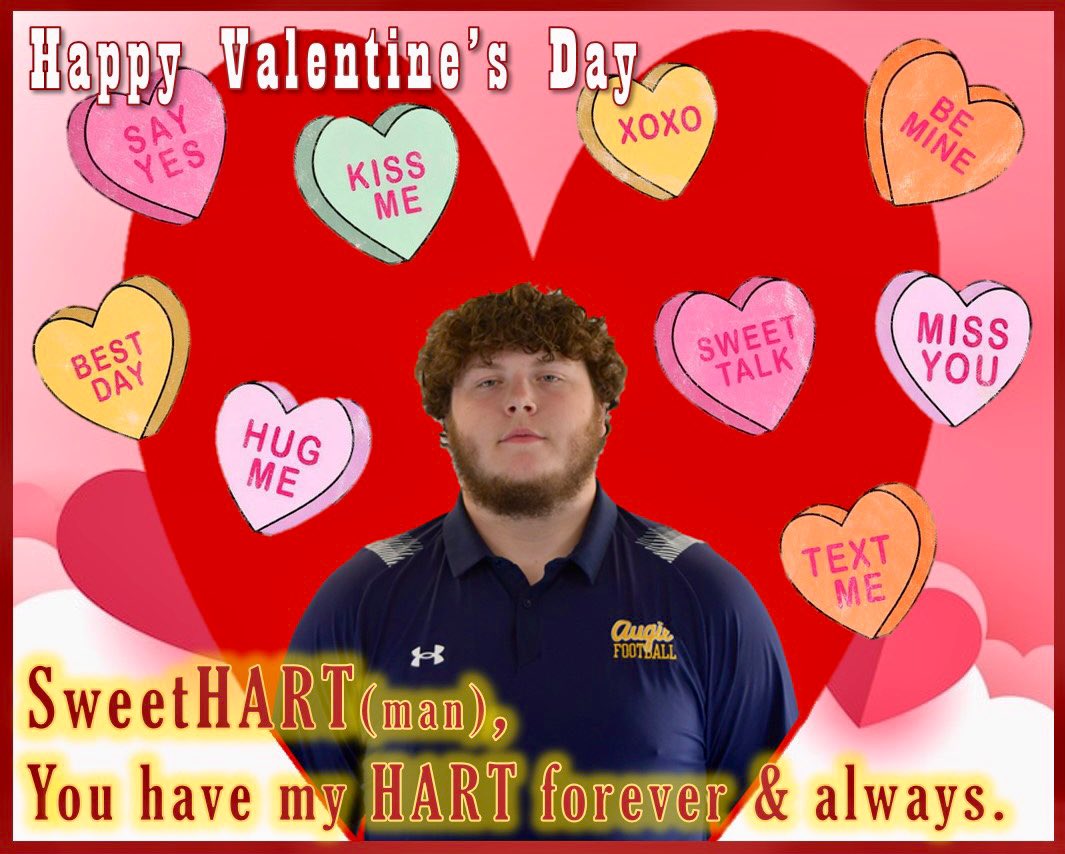 AugieILfootball's tweet photo. 💙💛ℍ𝕒𝕡𝕡𝕪 𝕍𝕒𝕝𝕖𝕟𝕥𝕚𝕟𝕖'𝕤 𝔻𝕒𝕪💙💛
#theAUGIEway https://t.co/1aNNjK4Mb3