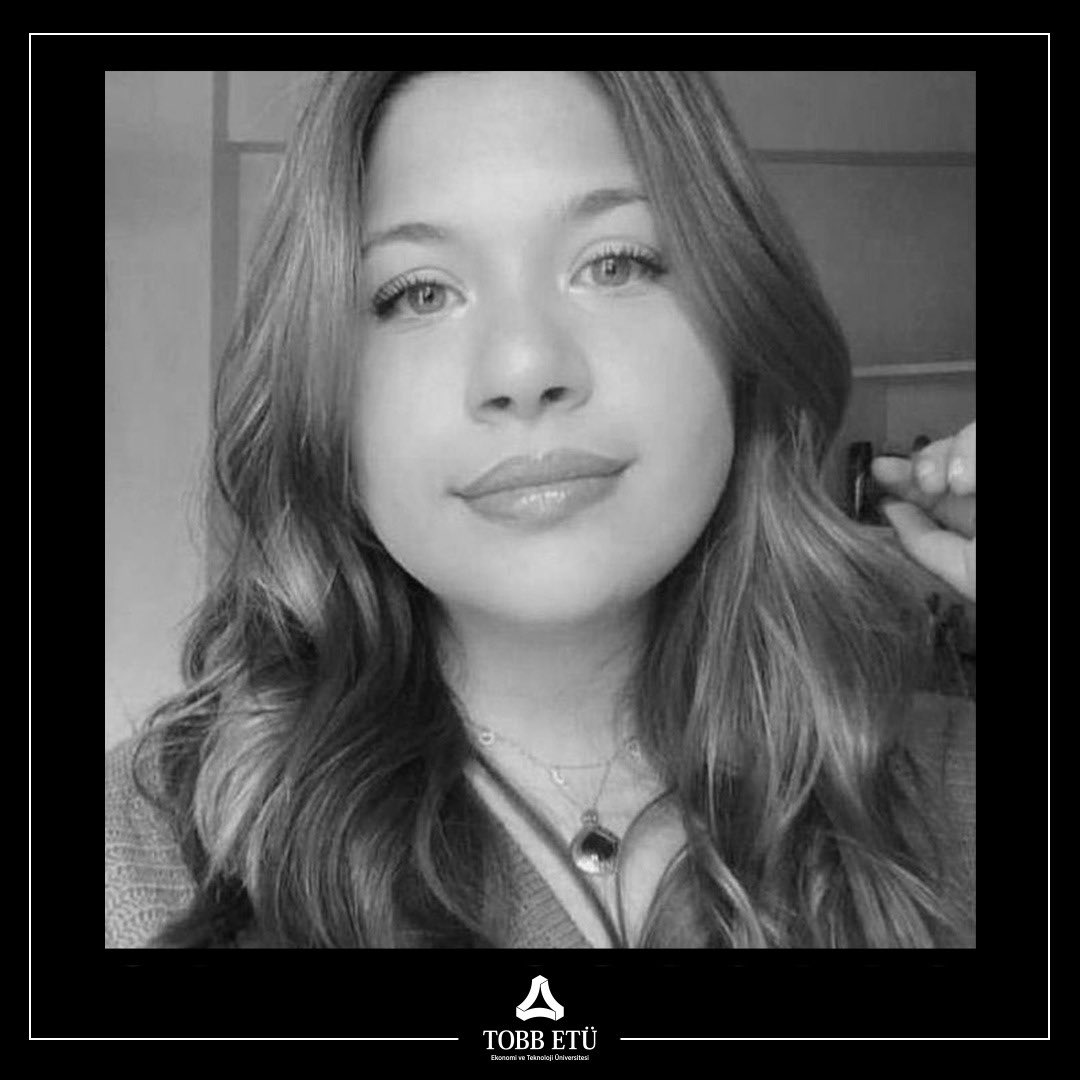 Psikoloji öğrencimiz Beste Kavlak ve ailesini 6 Şubat 2023 tarihinde yaşanan deprem felaketinde kaybetmenin büyük üzüntüsü içindeyiz. Yakınlarına ve tüm TOBB ETÜ ailesine başsağlığı ve sabır diliyoruz.
