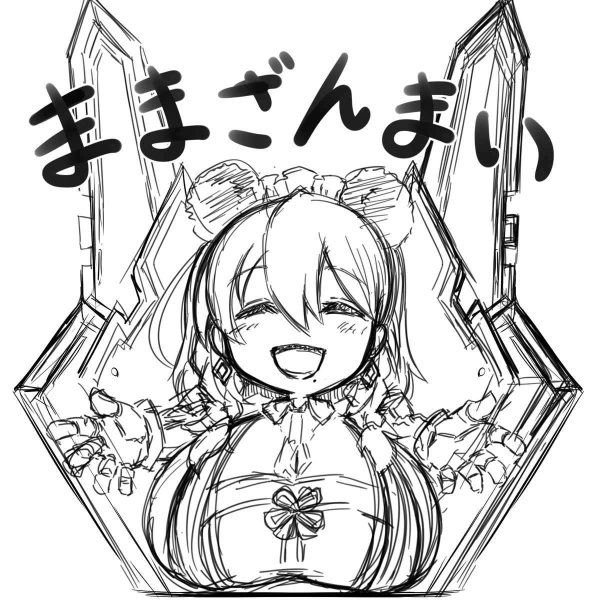 アクリルスタンドデザインラフ③、④ 