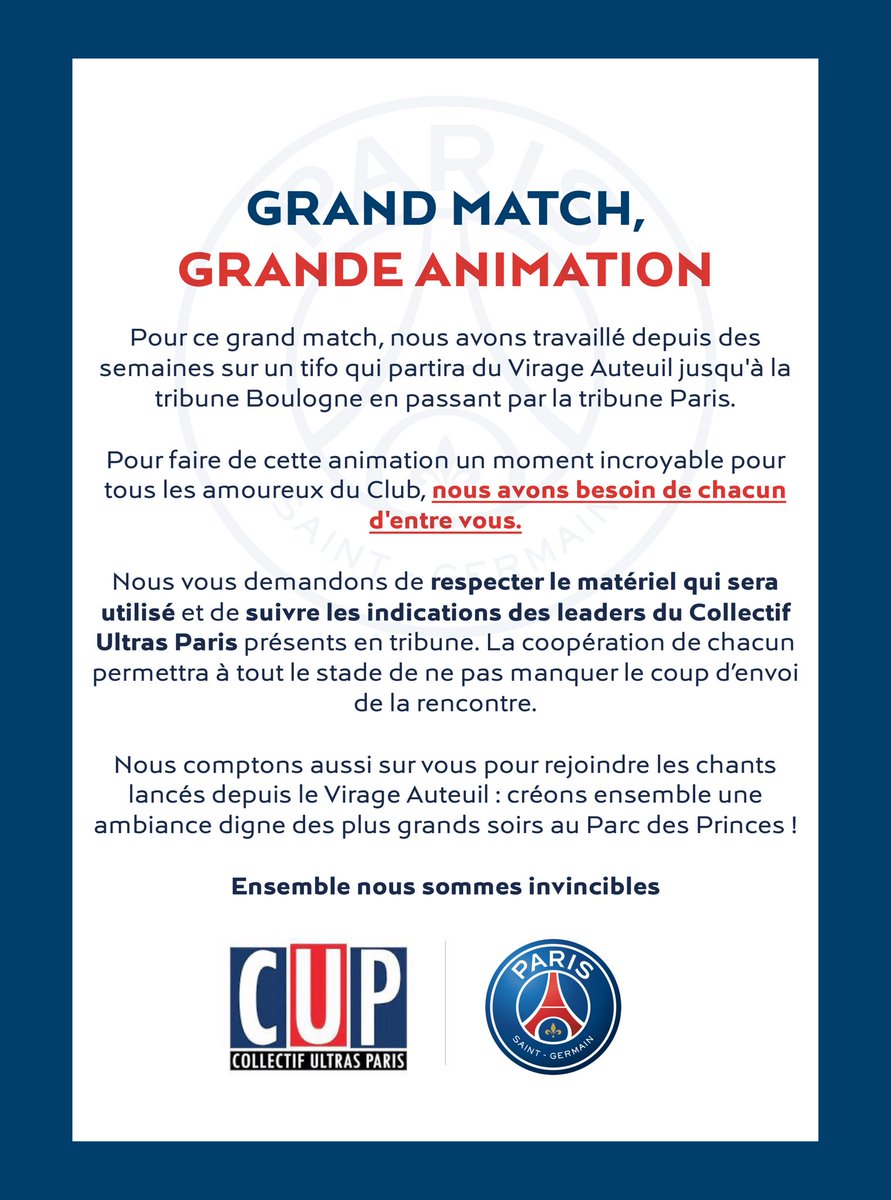 PSG Fan Services tweet media