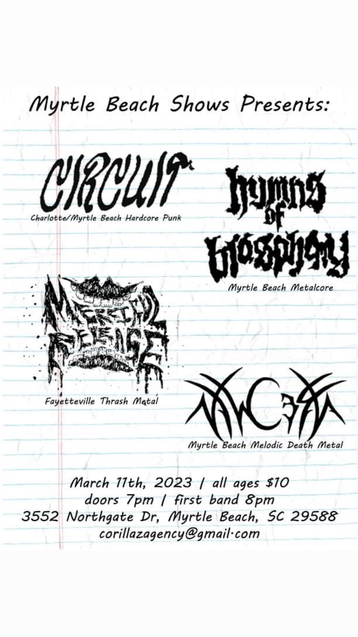 Myrtle Beach Shows (mbscshows) / Twitter