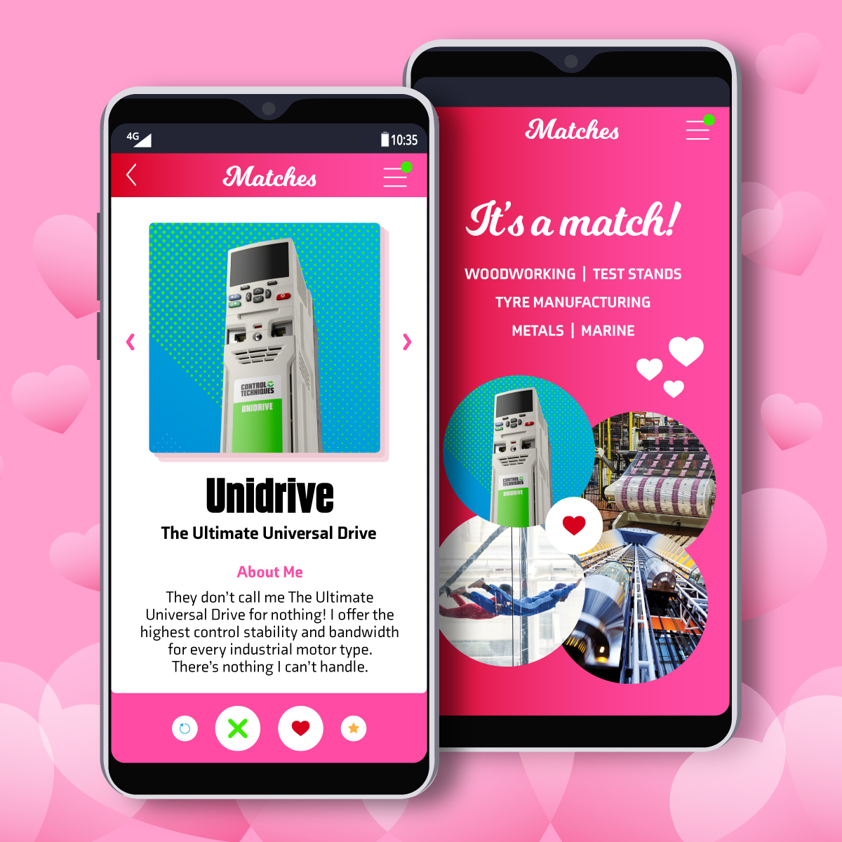 Nidec_CTA's tweet photo. Valentine's Day got us thinking...what if our drives had dating profiles? 👀 Our curiosity got the better of us, and this is what happened...
Happy Valentine's Day, Drive Obsessives! 💚
#DriveObsessed #50YearsOfCT #ControlTechniques #Nidec #ValentinesDay https://t.co/oR4I2W03NJ