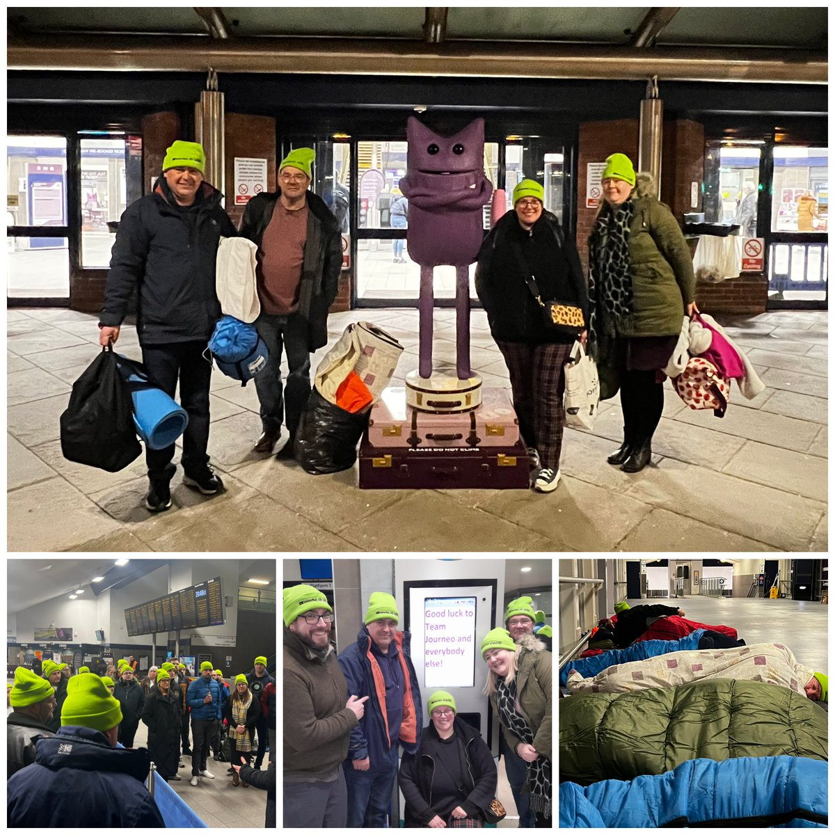 Congratulations to the Journeo team who took part in last week's #BigStationSleepout and raised almost £1500 for the <a href="/RailwayChildren/">Railway Children</a> #Charity!

#fundraising #railindustry