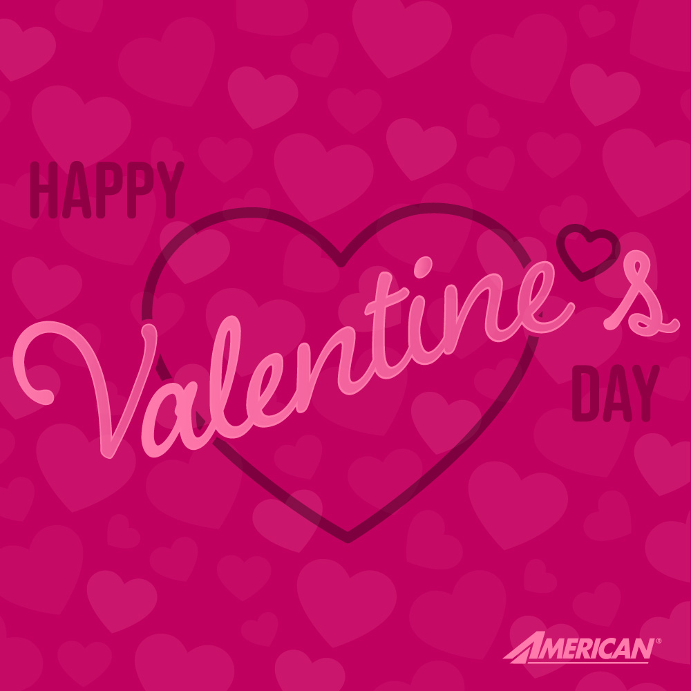 AmericanTape's tweet photo. Wishing everyone a happy and love-filled Valentine's Day from American!

#valentinesday #valentines #holiday https://t.co/aPPjfEq195
